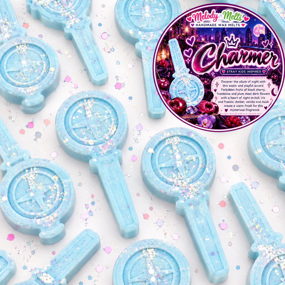 Charmer Wax Melt | Stray Kids Inspired | Black Cherry, Plum & Vanilla