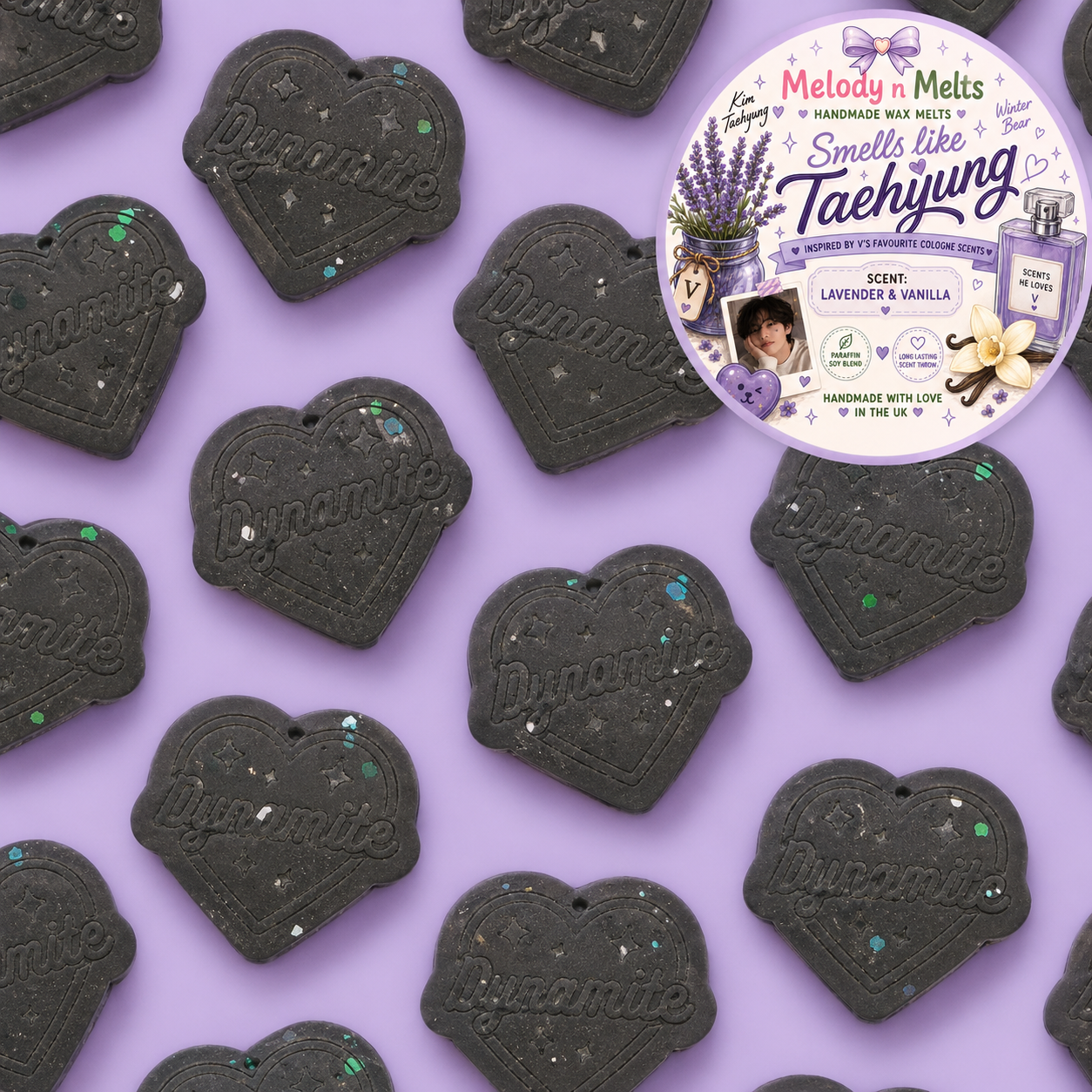 Smells Like Taehyung Wax Melt | Lavender & Vanilla | K-Pop Inspired Handmade Wax Melt