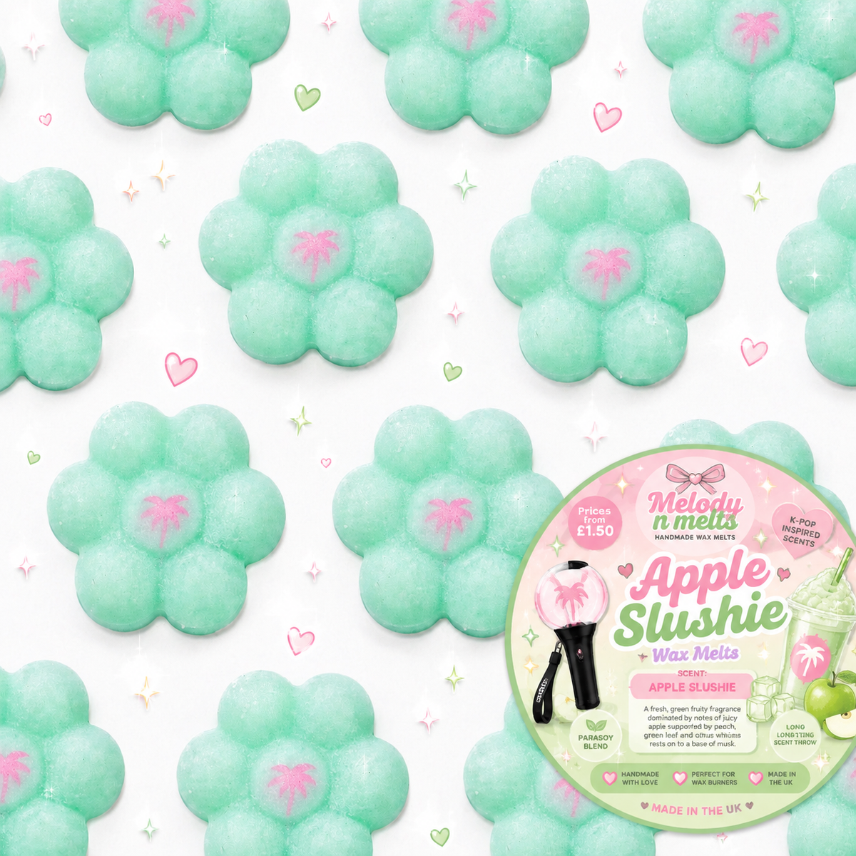 Apple Slushie Wax Melt | K-Pop Inspired | Fresh & Fruity